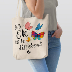 Be different - Butterflies - Κέντρο Παιδιού & Εφήβου (Τσάντα Αγοράς) Be different - Butterflies - Κέντρο Παιδιού & Εφήβου (Τσάντα Αγοράς)